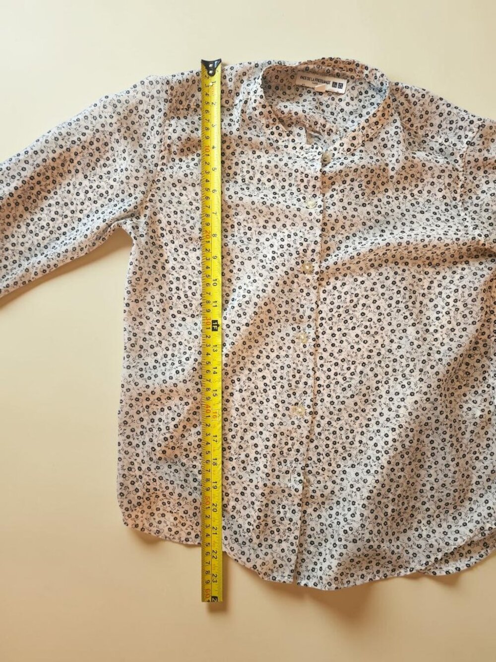 Ines de la Fressange UNIQLO Floral Button Blouse S - Picture 5 of 8